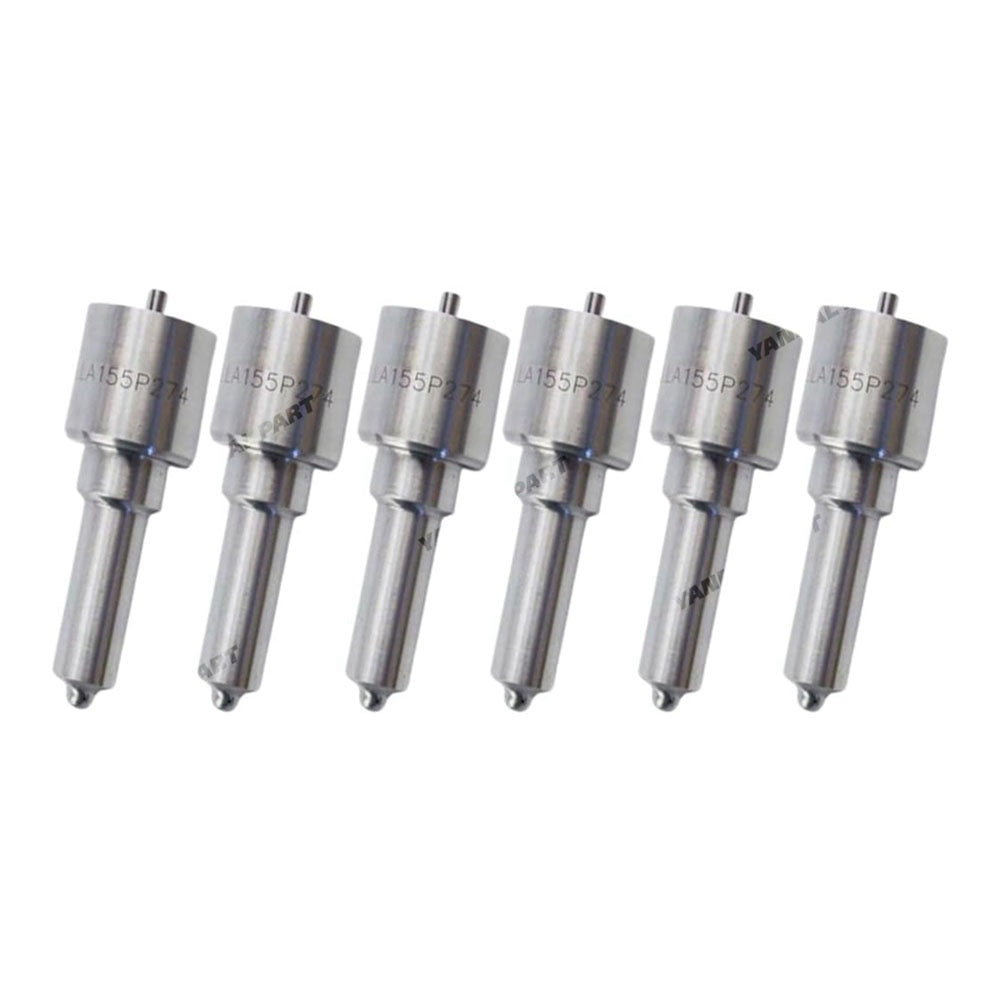 6 PCS Injector Nozzle 0433171206 DLLA155P274 1290177H1 Fit For Cummins Engine 4BT 6BT 6BTA