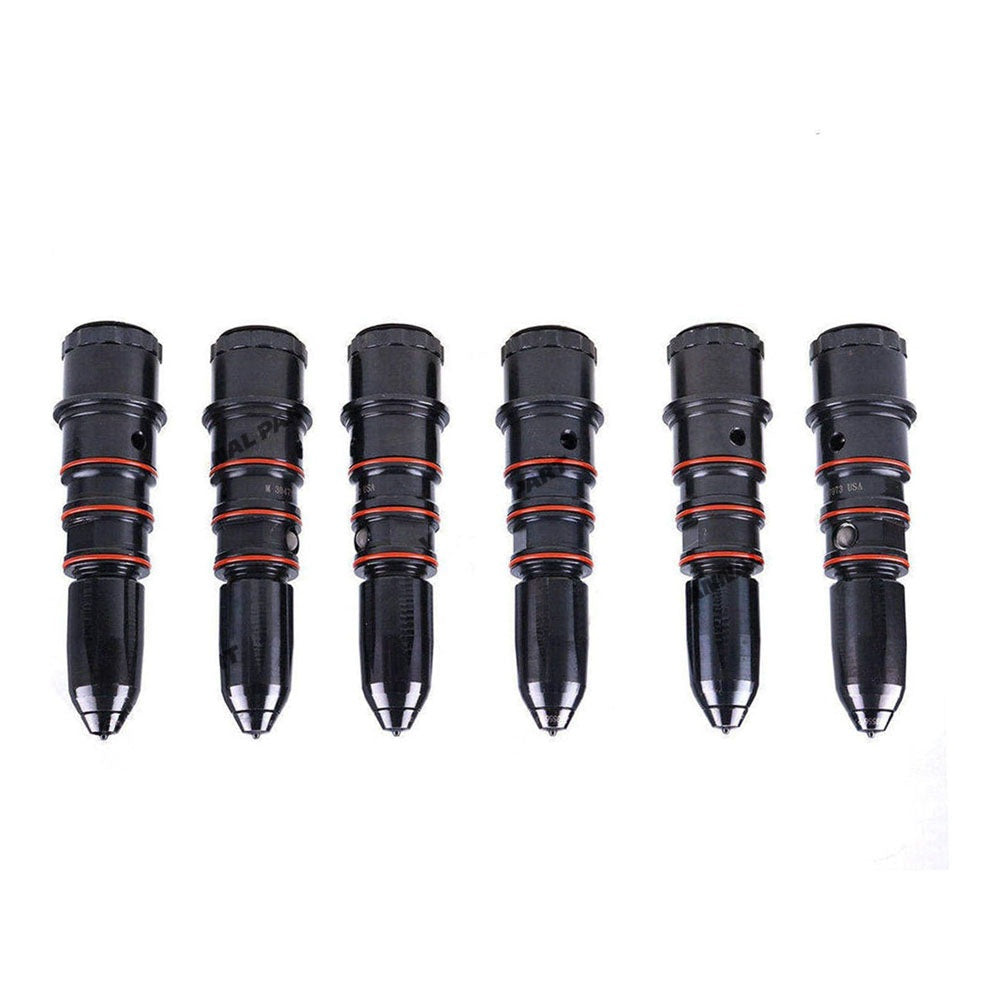 6PCS Fuel Injector 3030445 3060594 Fit For Cummins Engine NTC N855 NT855 NTA855 N14 NTA855A