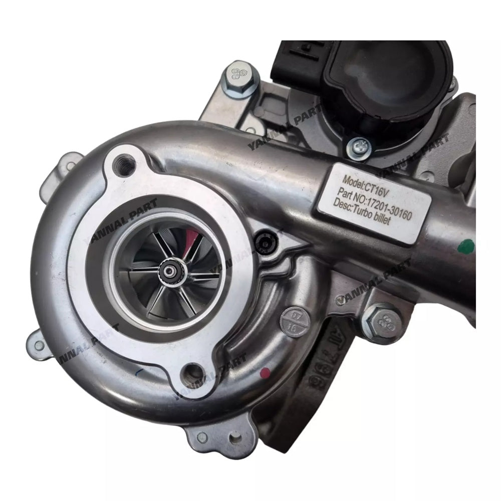 Turbo CT16V Turbocharger 17201-30160 Fit For Toyota Engine 1KD-FTV KZN130 Hilux SW4 Land Cruiser