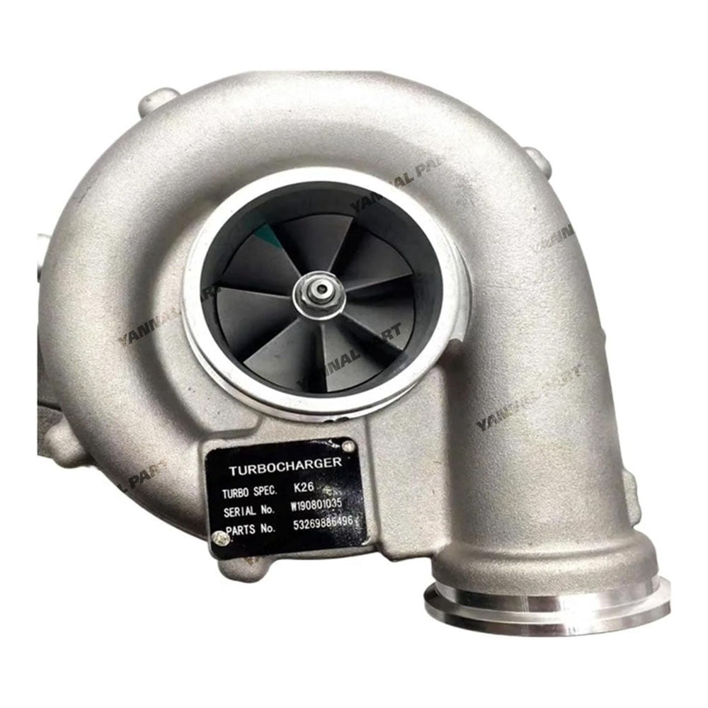 Turbo K26 Turbocharger 53269886496 Fit For 1991-03 Volvo Penta Marine with TKAMD41 Engine