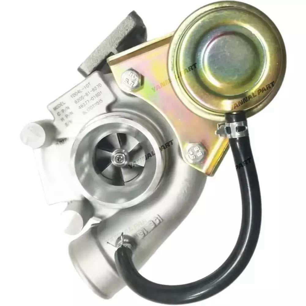 Turbo TV7705 Turbocharger 6150-81-8300 6152-81-8200 Fit For Komatsu Engine S6D125 6D125 6D125E