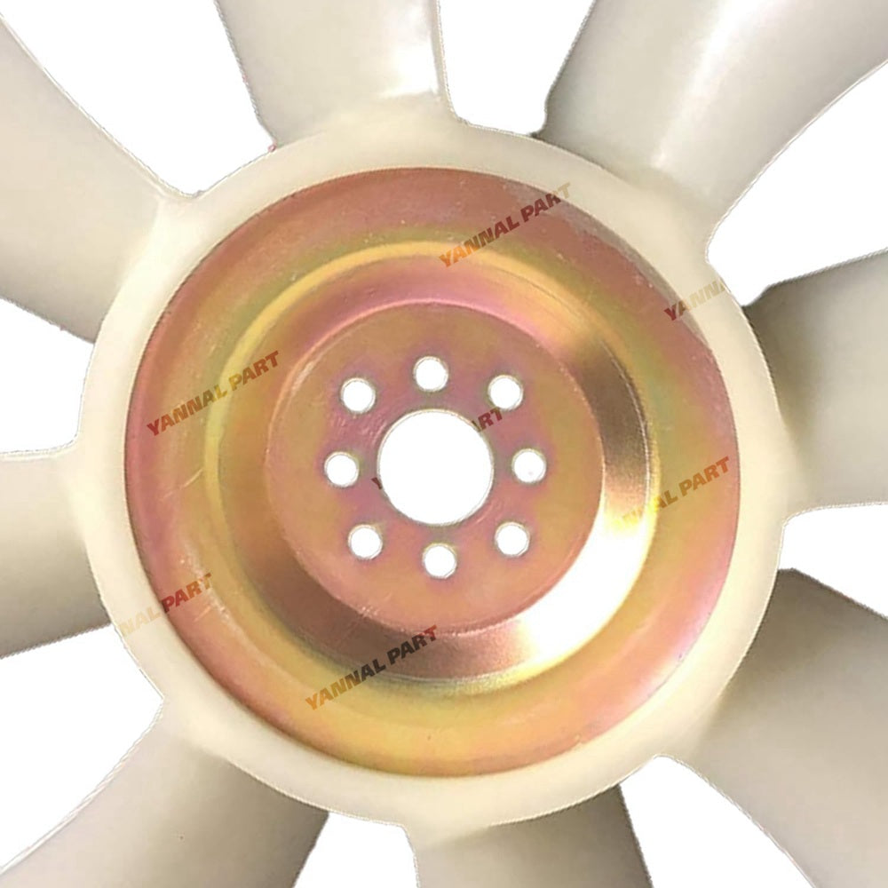 For Hitachi EX55UR-3 ZX40U ZX50U ZX55UR Isuzu Engine 4LE1 Fan Cooling 8-97205123-1