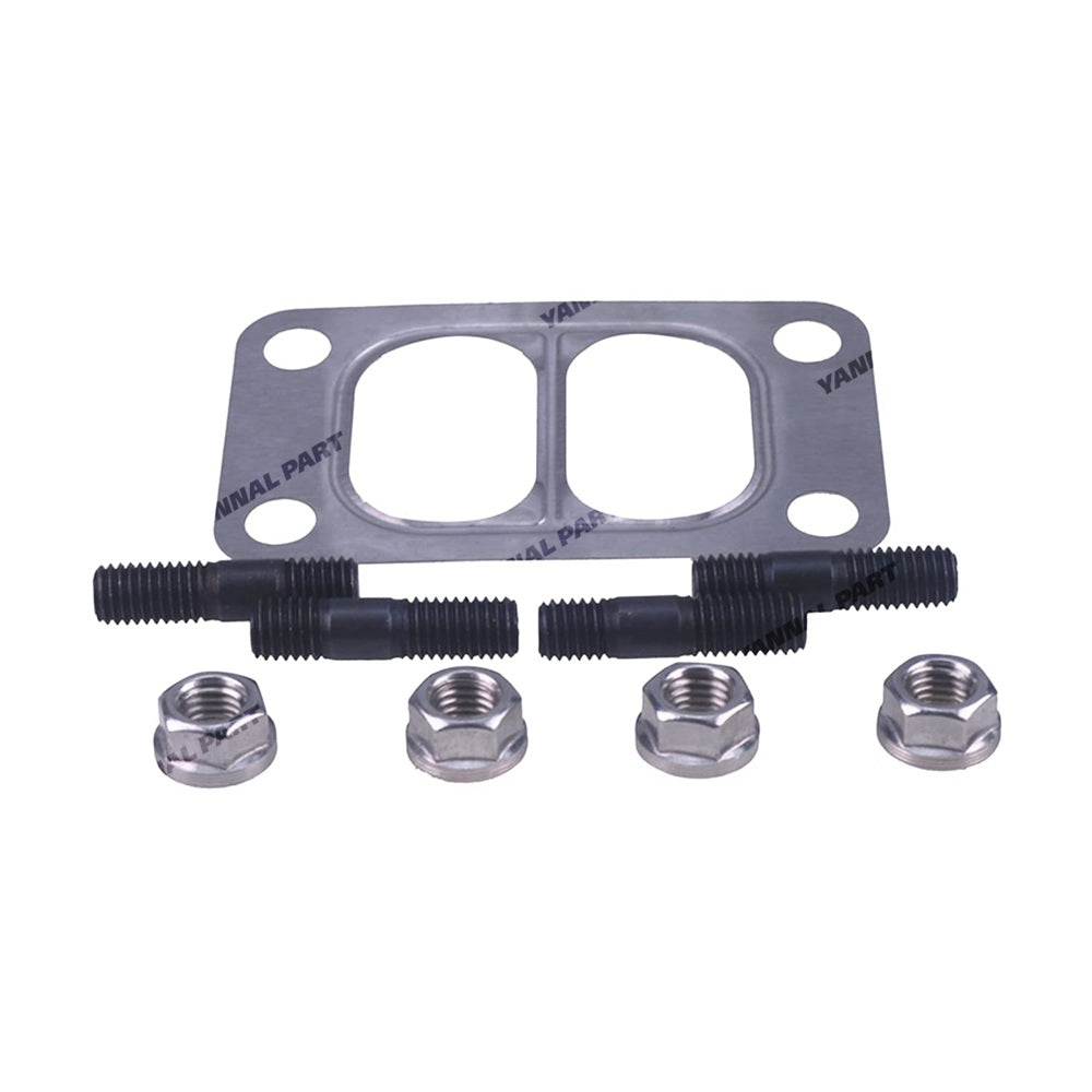 Turbo Mounting Studs Nuts With Gasket 3818823 3818824 3901356 Fit For Cummins Engine 5.9L 4B3.9L