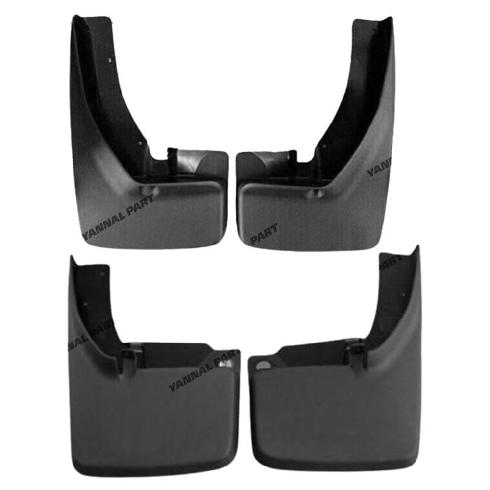 Front & Rear Deluxe Molded Splash Guards Mud Flaps 82214137 82214136 Fit For 2009-2018 Dodge Ram 1500