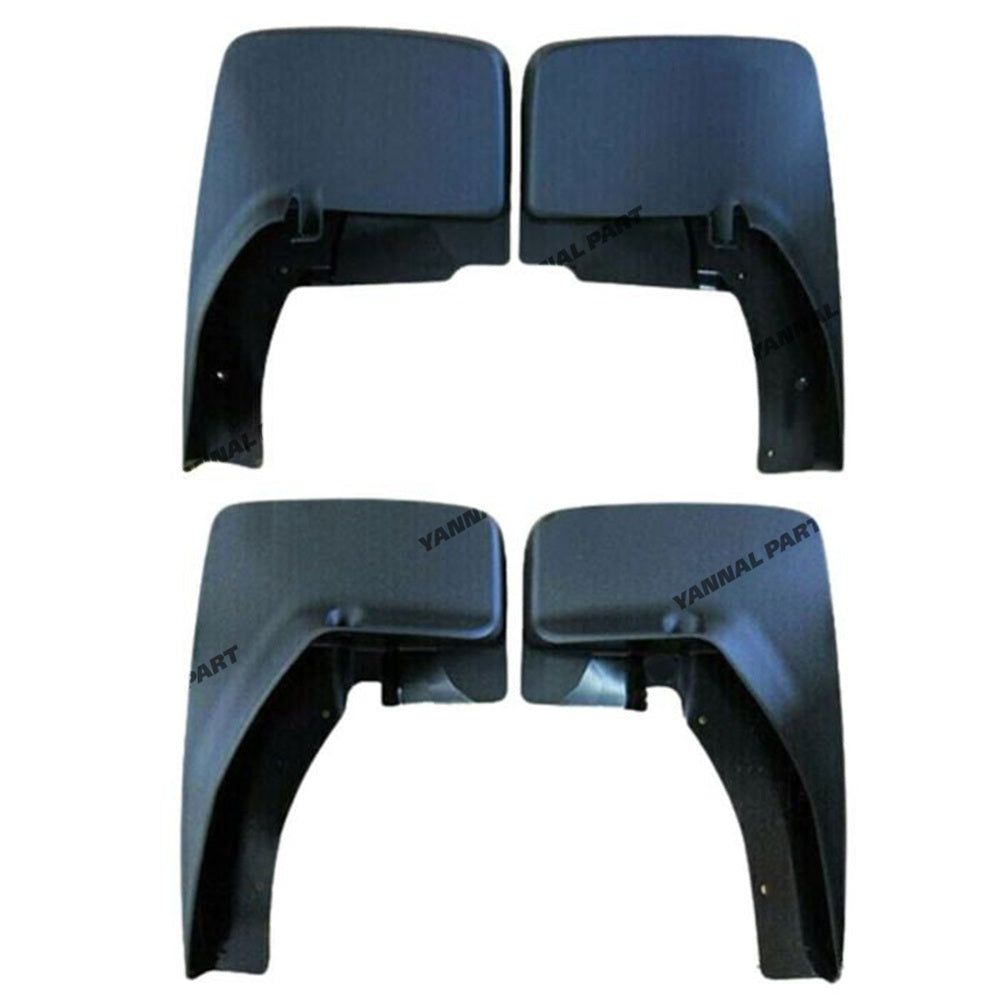 Front & Rear Deluxe Molded Splash Guards Mud Flaps 82214137 82214136 Fit For 2009-2018 Dodge Ram 1500