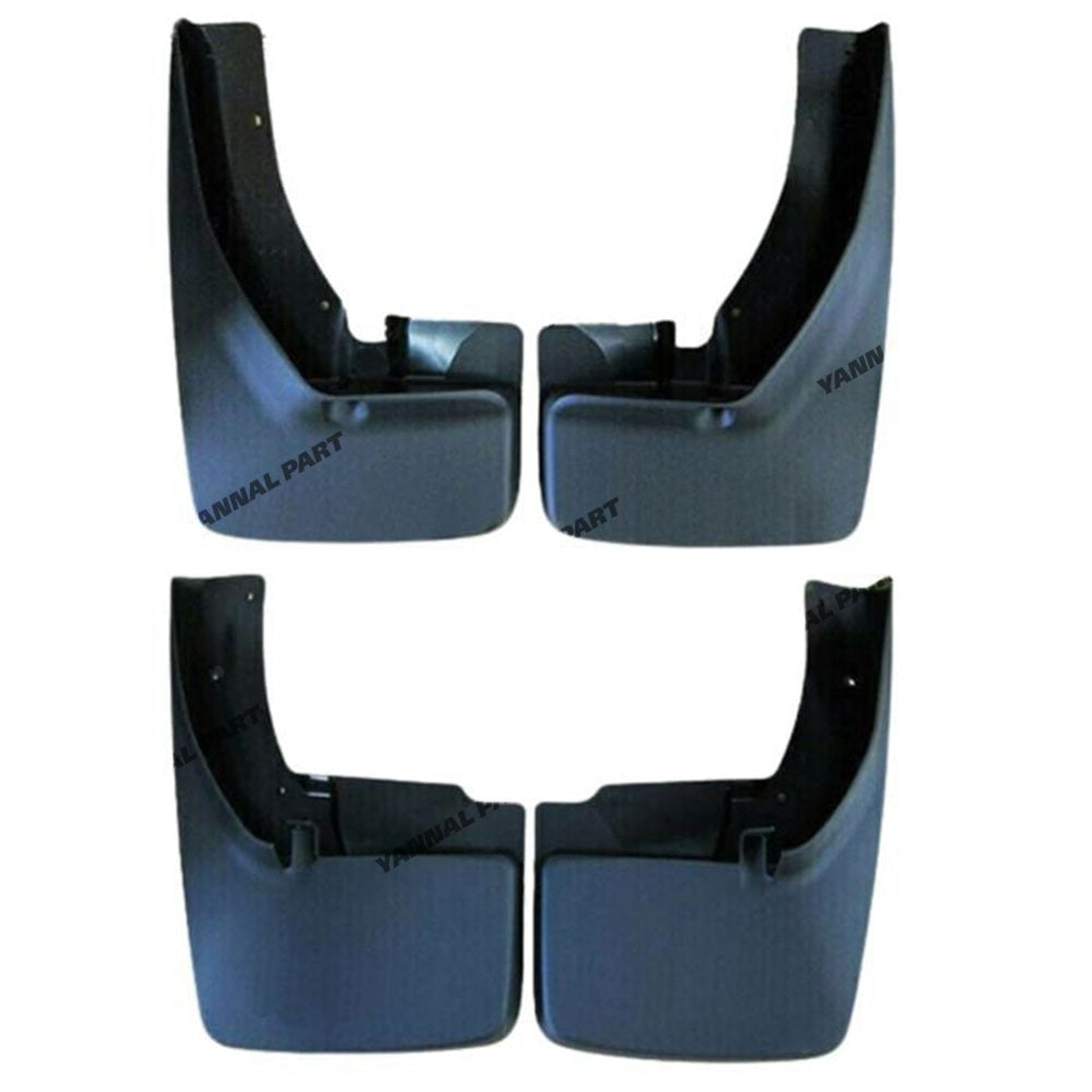 Front & Rear Deluxe Molded Splash Guards Mud Flaps 82214137 82214136 Fit For 2009-2018 Dodge Ram 1500