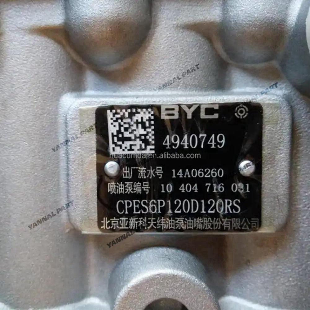 Fuel Injection Pump 10404716031 4940749 Fit For Cummins Engine 6CT 6CTA 8.3L