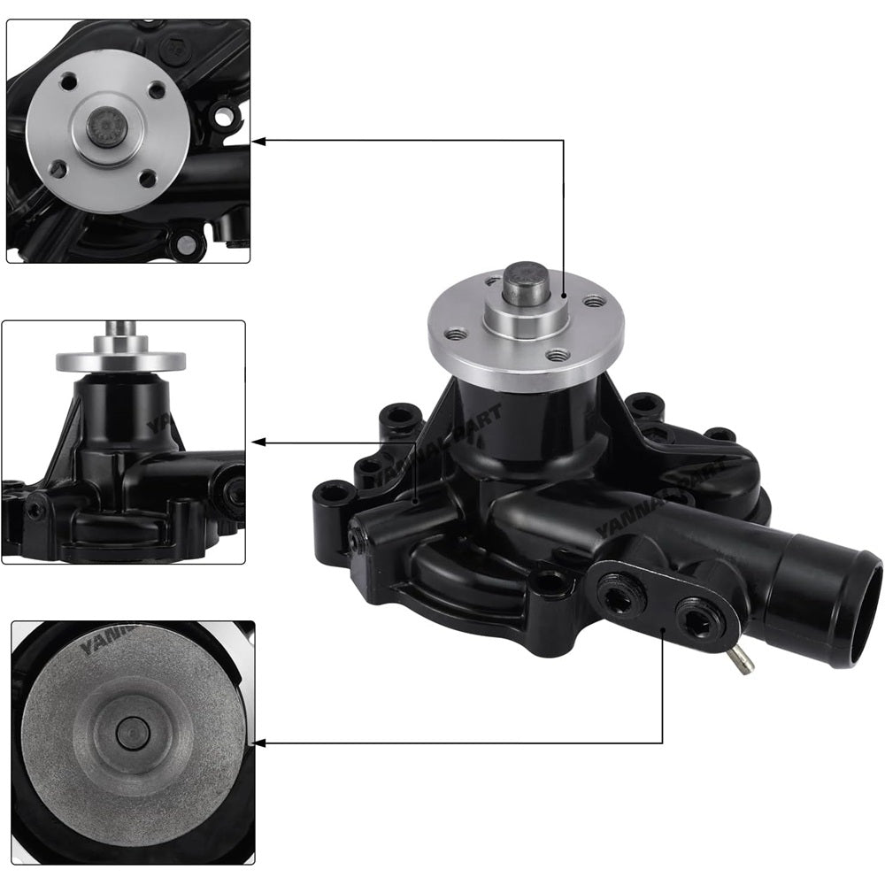 For Komatsu Excavator PC70FR-1 PC75-1 PC75R-2 PC75R-2HD PW75-1 PW75R-2 Engine 4D98E Water Pump YM129900-42000 YM129900-42001