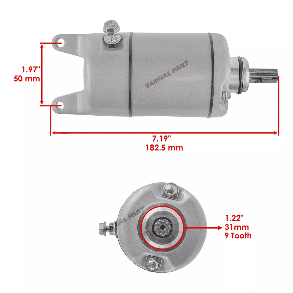 Starter Motor 2116-31320 21163-0037 Fit For Kawasaki KRF750 KRF800 KRT750 KRT800 KSV700