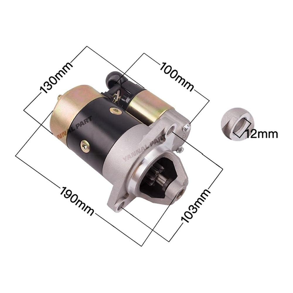 Starter Motor QD114A Fit For Kipor KDE6700TA3 KDE6500T KDE6700TA Generator