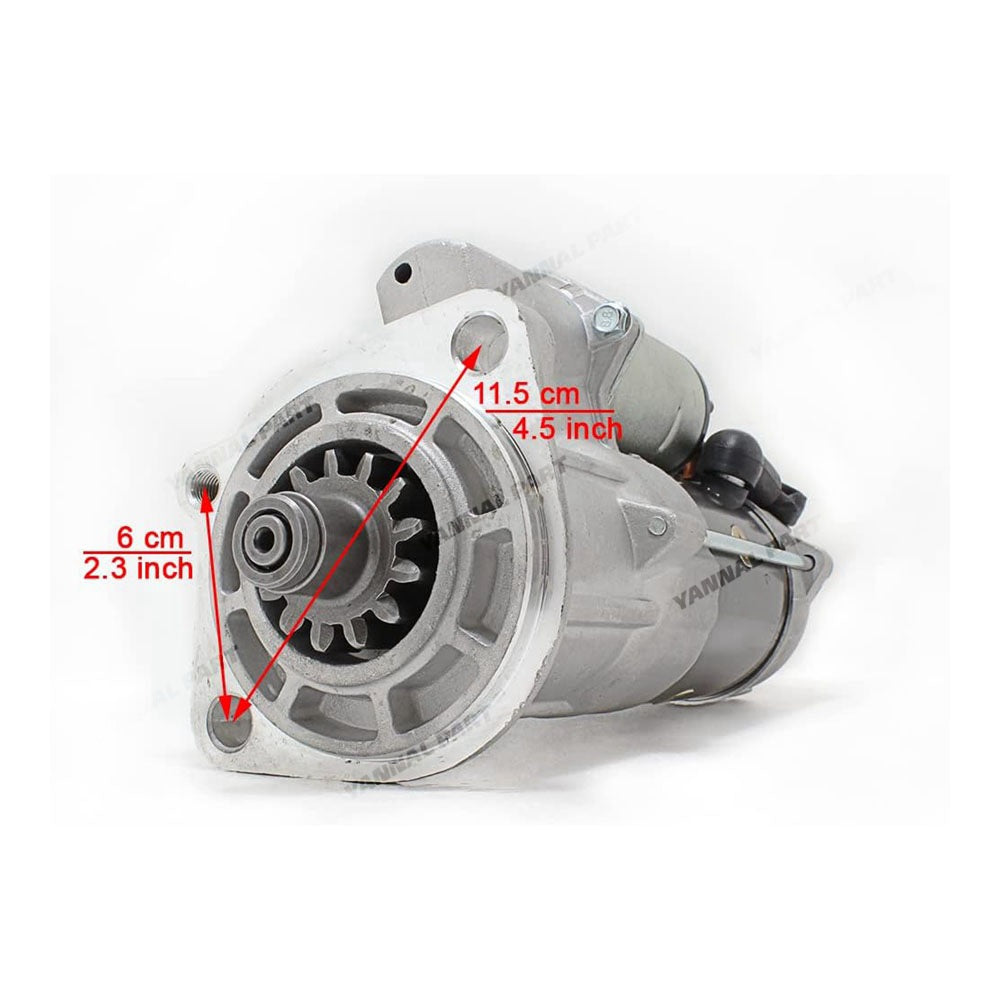Starter Motor 714/40472 Fit For JCB JS220 JS220 JS240 JS220LR JS260 JS210 JS190 T3 JZ235 JZ255