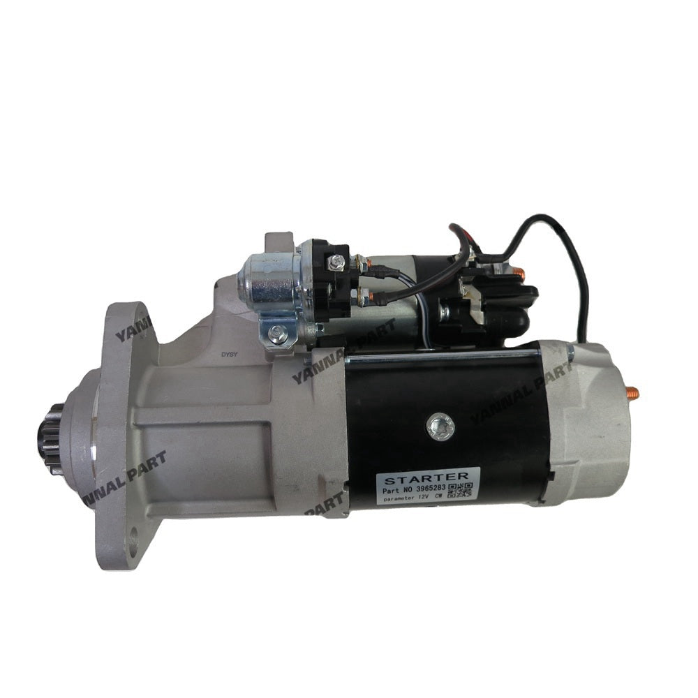 Starter Motor 3965283 Fit For Cummins Engine 6C8.3 ISBE4 ISC ISL ISL9 ISLE4 QSB6.7 QSB8.3 QSL9