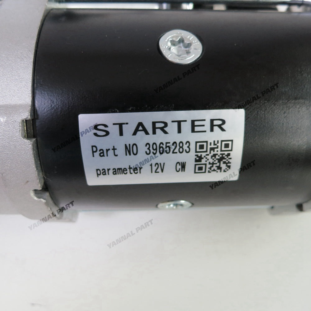 Starter Motor 3965283 Fit For Cummins Engine 6C8.3 ISBE4 ISC ISL ISL9 ISLE4 QSB6.7 QSB8.3 QSL9