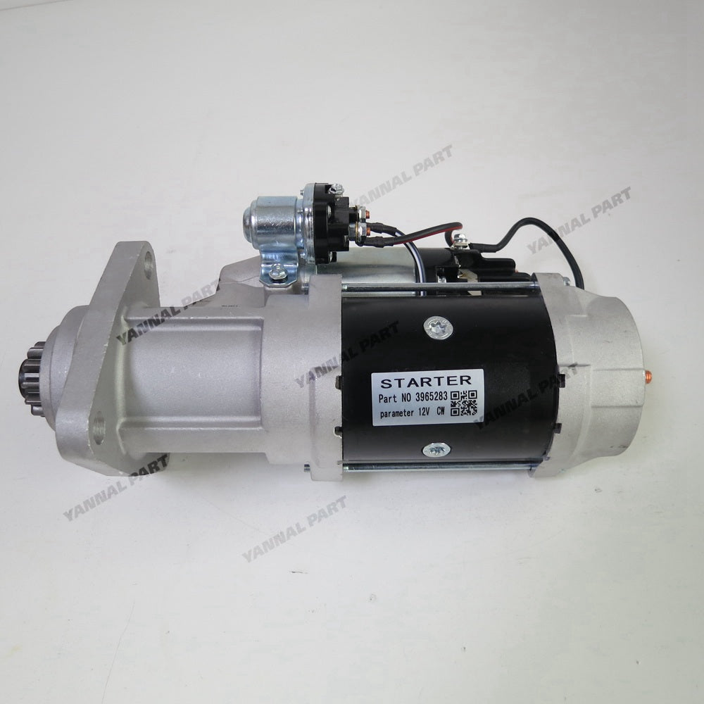 Starter Motor 3965283 Fit For Cummins Engine 6C8.3 ISBE4 ISC ISL ISL9 ISLE4 QSB6.7 QSB8.3 QSL9