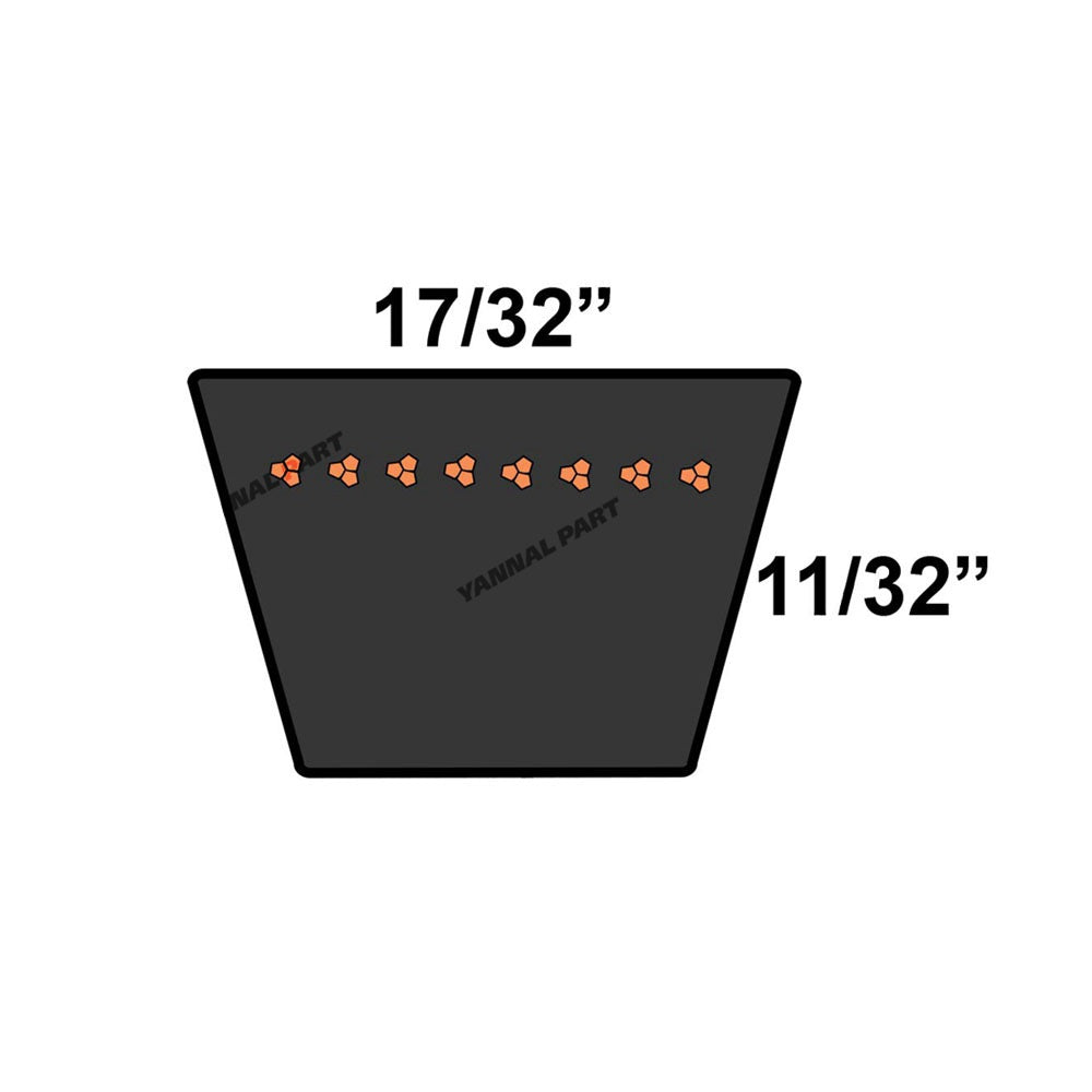 V-Belt 25-9335 9335 Fit For BMW 535i M6 2500 Mercedes-Benz 450SL 250 350SL Ford F-100 F-250 F-350 LTD Galaxie