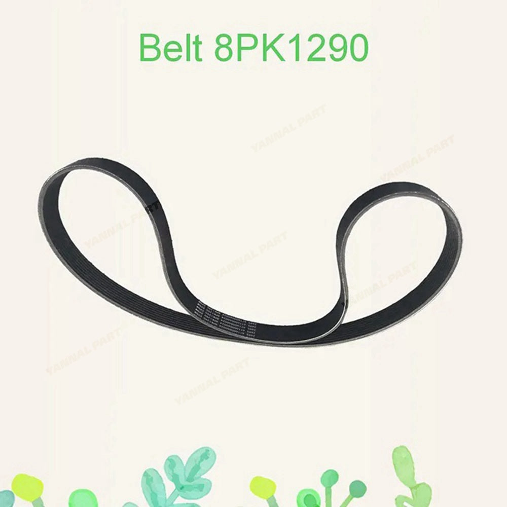 For Komatsu Excavator PC350-7 Drive Engine Belt 8PK1290