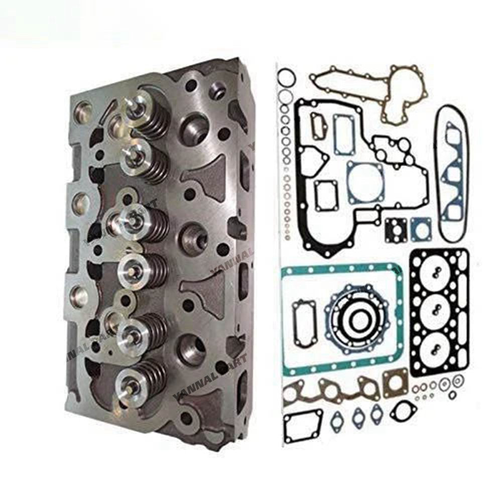 Cylinder Head 6660965 6653800 With Full Gasket Kit for Kubota Engine D1402 Bobcat Excavator 325 225 Loader 643