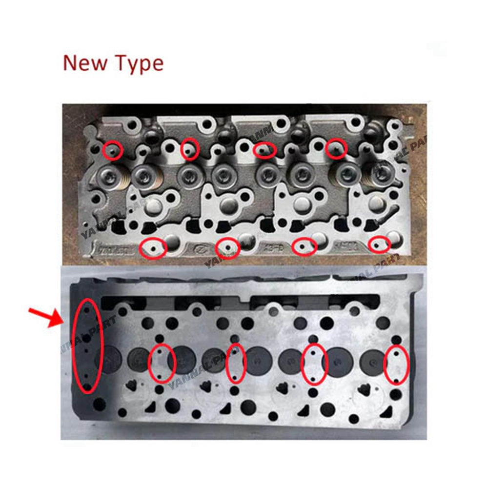 Engine V2003 V2203 V2403 Complete Cylinder Head With Gasket Kit 1J860-03040 for Kubota Tractor L4200 L4240 L4310 L4600 L5240 MX4700 MX5100 M5140 M4800