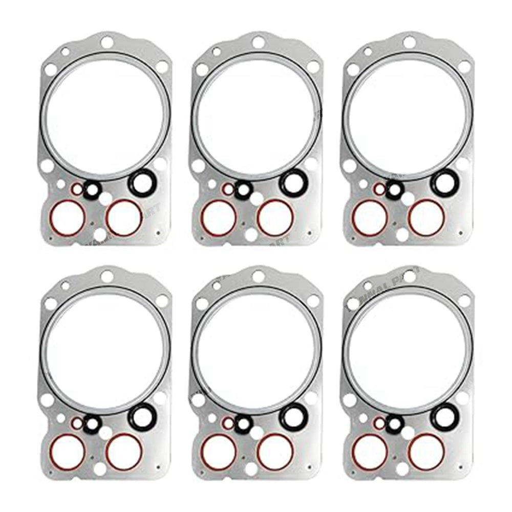 6 PCS Cylinder Head Gasket ME051714 for Mitsubishi Engine 6D22 6D22-T