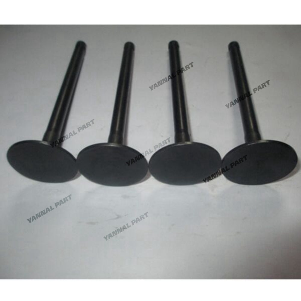 For Yanmar Engine 4TNV88 Komatsu Engine 4D88-6 4D88E 4D88E-6 Exhaust Valve 4 Units 1 Set YM129100-11130
