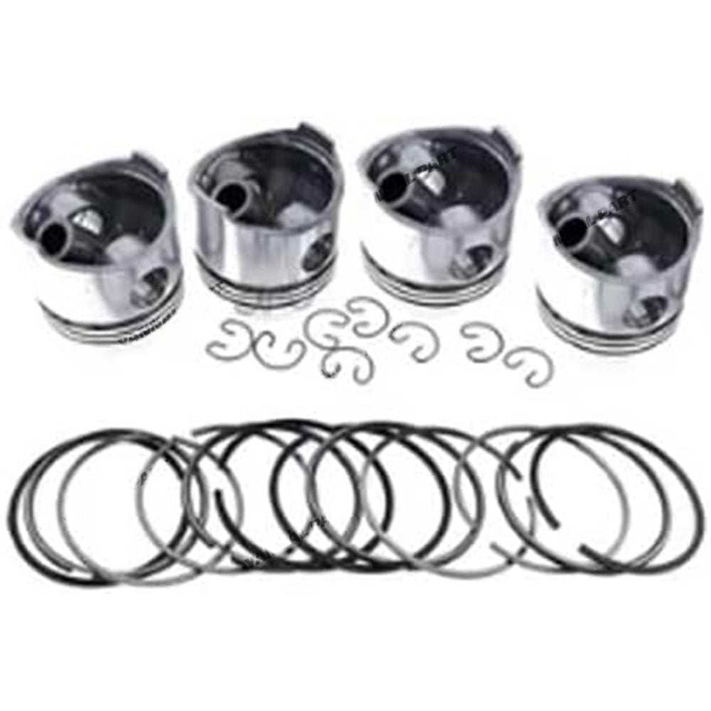Piston & Piston Ring Set STD 129004-22080 129004-22500 for Yanmar Engine 4TNV84