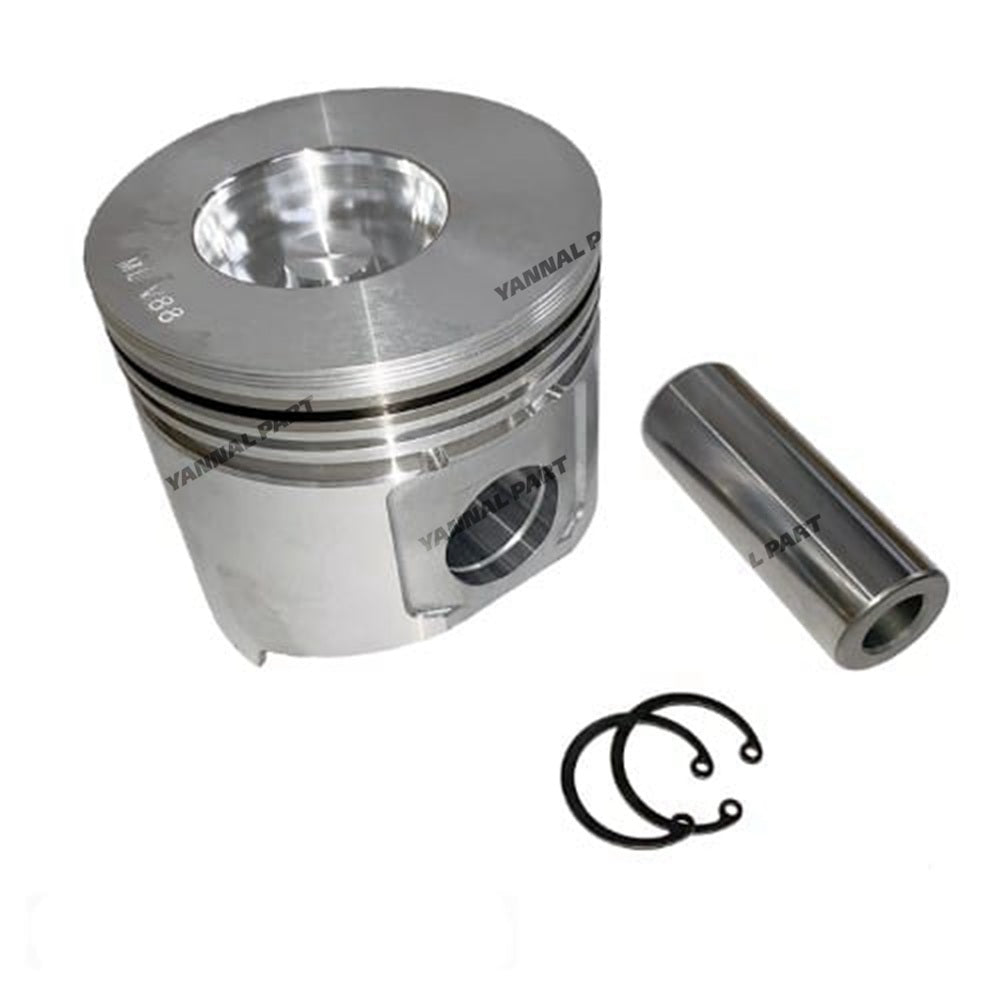 Fridayparts Engine Piston Kit 129005-22080 129005-22900 3 units 1 set For Yanmar 3TNV88 Komastu 3D88E