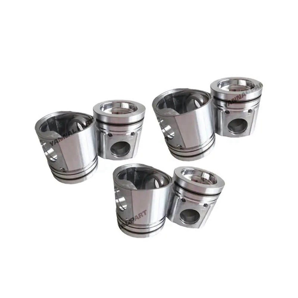 6 PCS Piston 3922687 for Engine 4BTAA 6BTAA 4BT3.9 6BT 6B BGE5.9 4BT