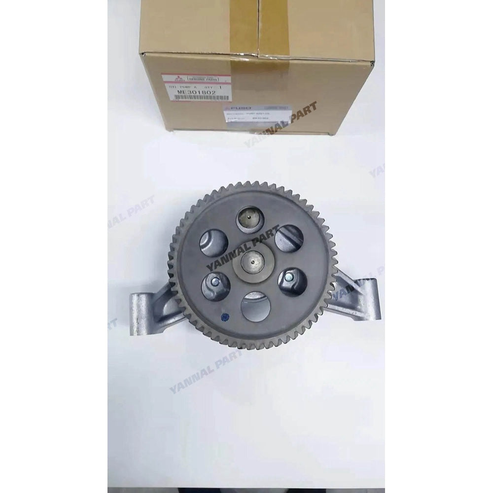 Oil Pump ME301802 Fit For Mitsubishi Engine 6M60 6M60T Kato Excavator HD1430V