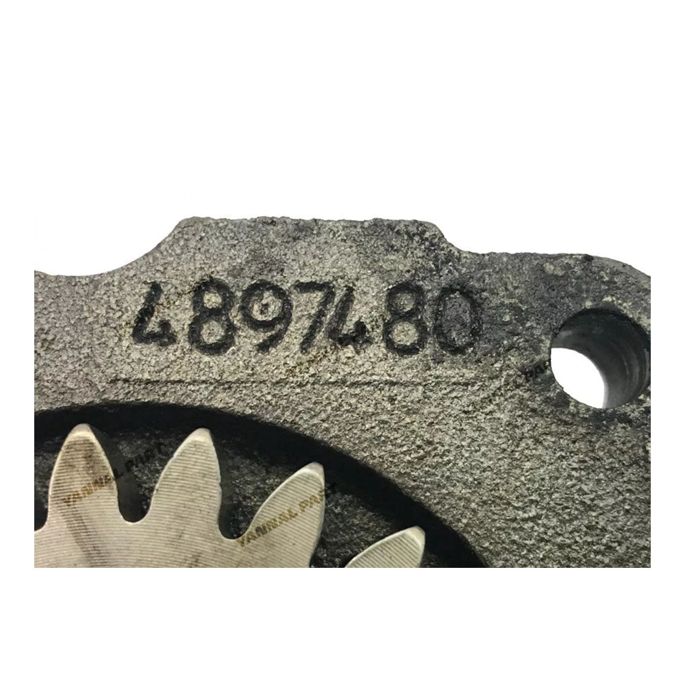 Oil Pump 4897480 Fit For Kobelco Engine F4GE9484A J600 Excavator ED195-8 SK170-8 SK170-9
