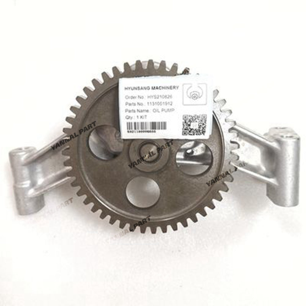 Oil Pump 1131001912 Fit For Isuzu Engine 6SD1 Hitachi Excavator EX300-2 EX300-3 EX300-5