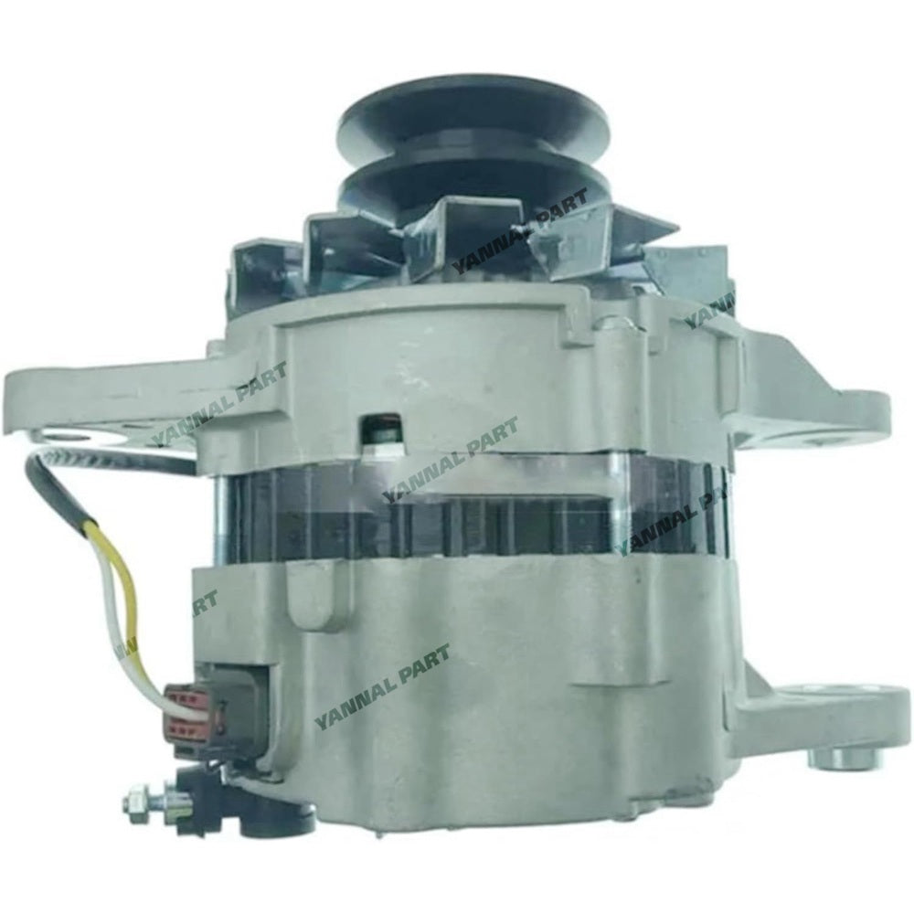 24V 40A Alternator 1812004710 for Isuzu 4BD1 4BG1 6BD1 6BG1 6WG1 Hitachi EX100-2 EX100-5 EX110-5 EX120-2 EX120-5 EX135UR EX140US-5 EX150LC-5 EX160LC-5