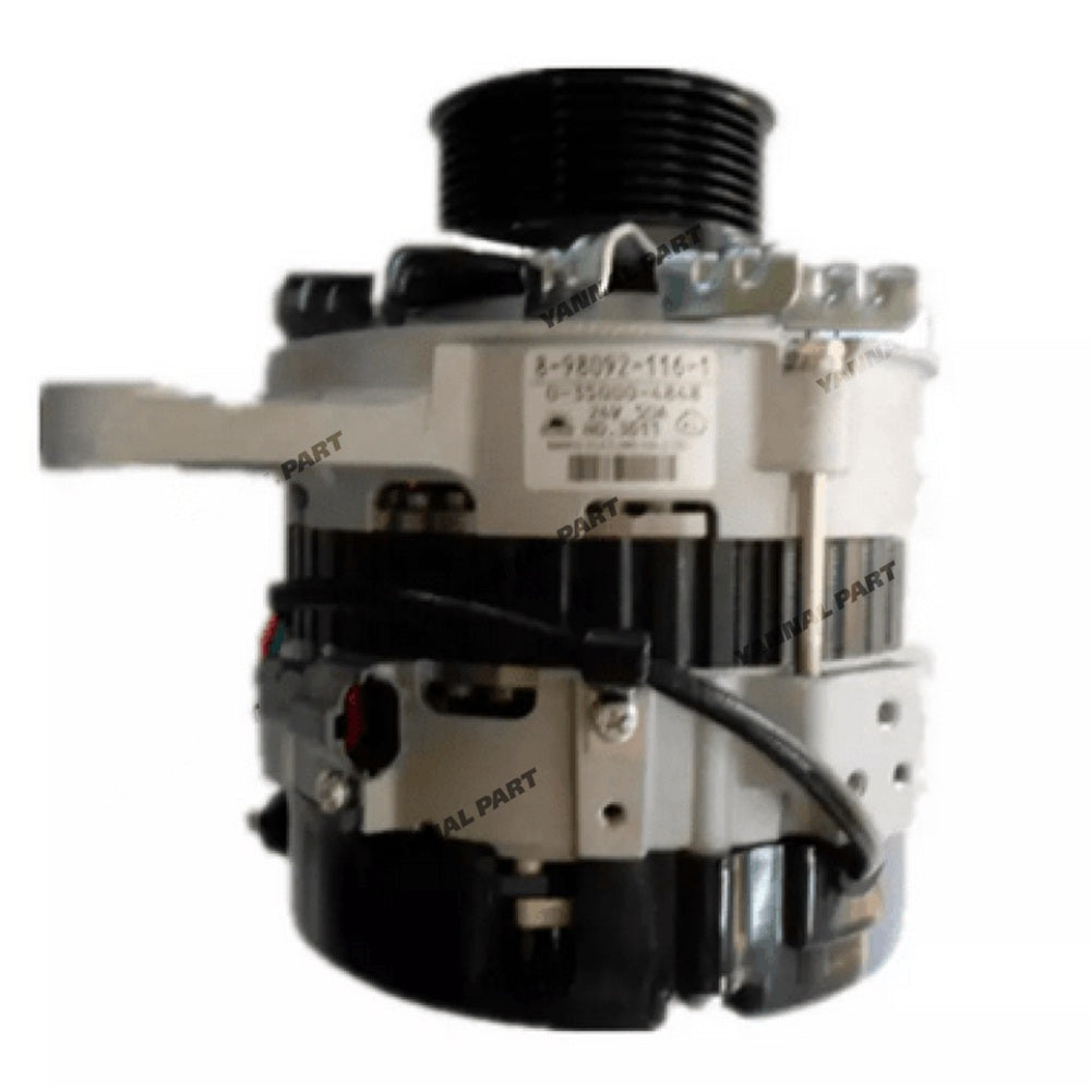 24V Alternator 8-98092116-1 8-97375017-1 for Isuzu Engine 4HK1 Hitachi Excavator ZAX230 ZAX240-3 ZX170W-3 ZX200-3 ZX280L-3