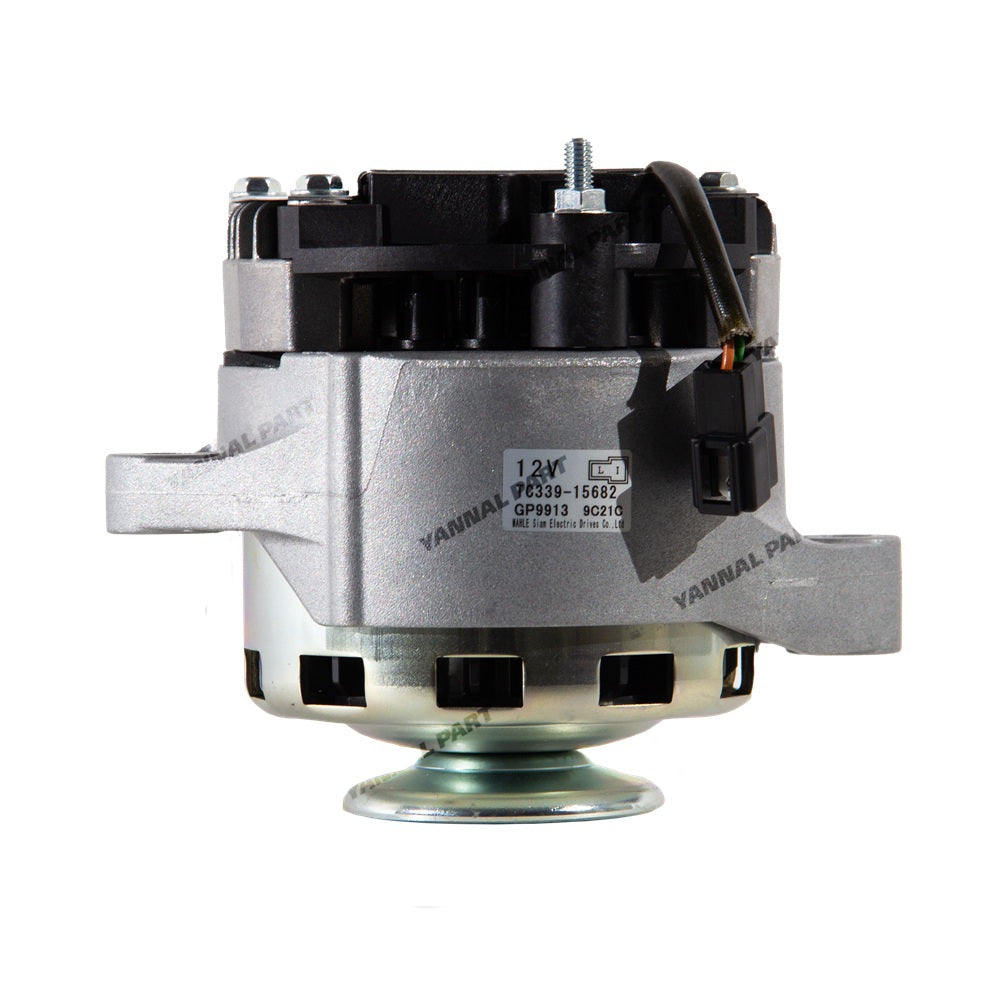 12V Alternator TC339-15682 for Kubota Engine D1703 Tractor L2501D L2501H L2502F L3200DT L3200H L3800DT L4600DT L3068