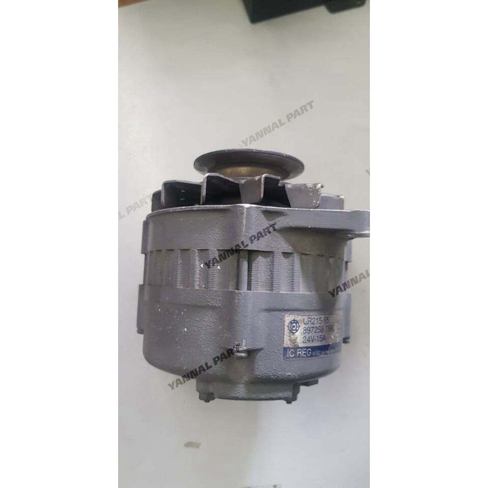 24V 15A Alternator 8972587690 for Isuzu Engine 4JB1 4JG1 4JG2 4LE1 4LE2