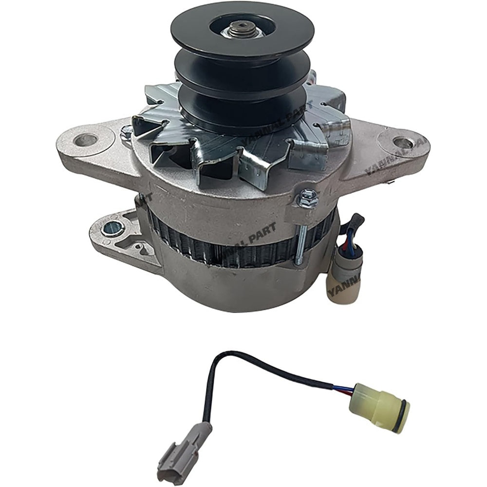 Alternator 1-81200563-0 Fit For Isuzu Engine 6RB1 Hitachi Excavator EX400 EX400-3 Crane KH1000 KH250HD KH300 KH500-3 KH850-3