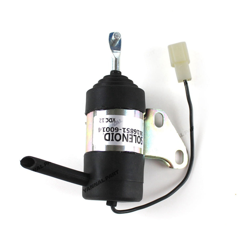 12V Fuel Stop Solenoid 16851-60014 for Kubota Utility Vehicle RTV900G RTV900R RTV900T RTV900T6 RTV900T9 RTV900W RTV900W9