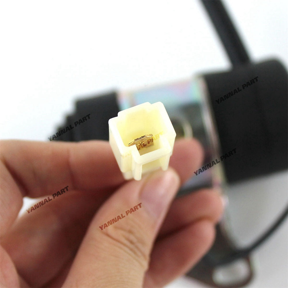 12V Fuel Stop Solenoid 16851-60014 for Kubota Utility Vehicle RTV900G RTV900R RTV900T RTV900T6 RTV900T9 RTV900W RTV900W9