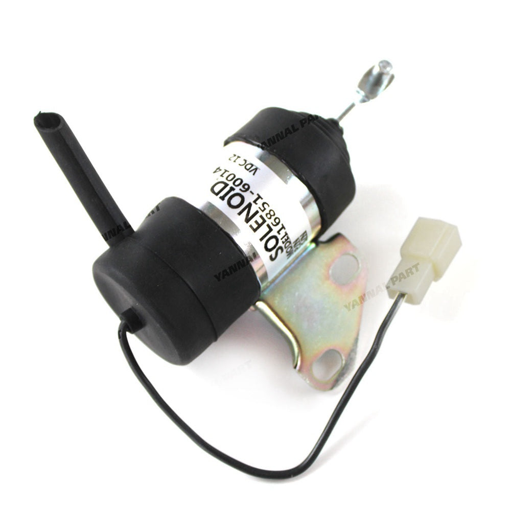 12V Fuel Stop Solenoid 16851-60014 for Kubota Utility Vehicle RTV900G RTV900R RTV900T RTV900T6 RTV900T9 RTV900W RTV900W9