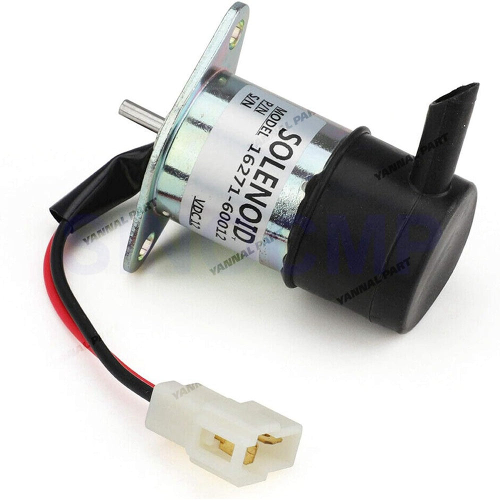 12V Stop Solenoid Valve 052600-4150 052600-4151 for Kubota Engine D905 D1105 V1505 Excavator KX41-2 KX41H KX61-2 KX71 KX91-2