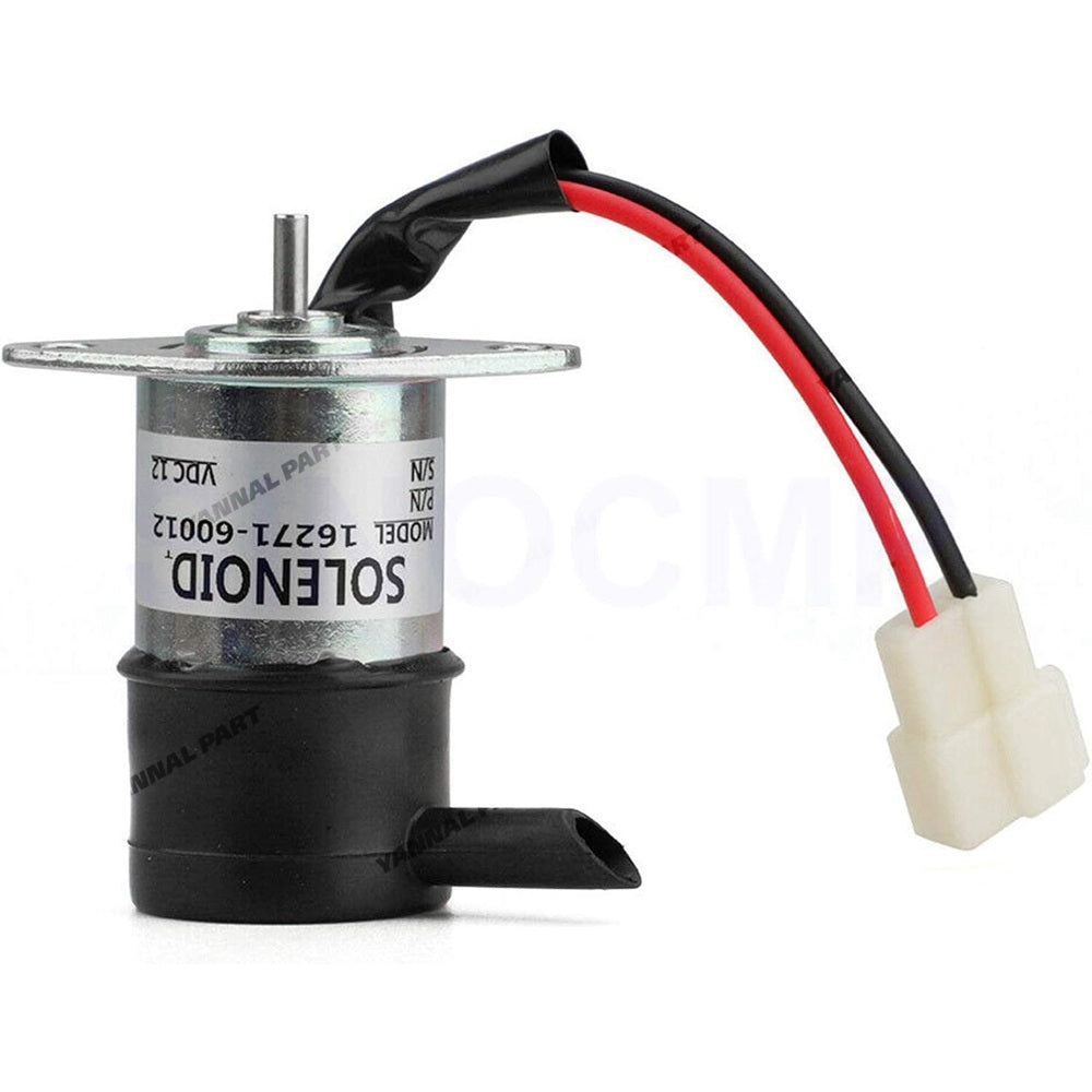 12V Stop Solenoid Valve 052600-4150 052600-4151 for Kubota Engine D905 D1105 V1505 Excavator KX41-2 KX41H KX61-2 KX71 KX91-2