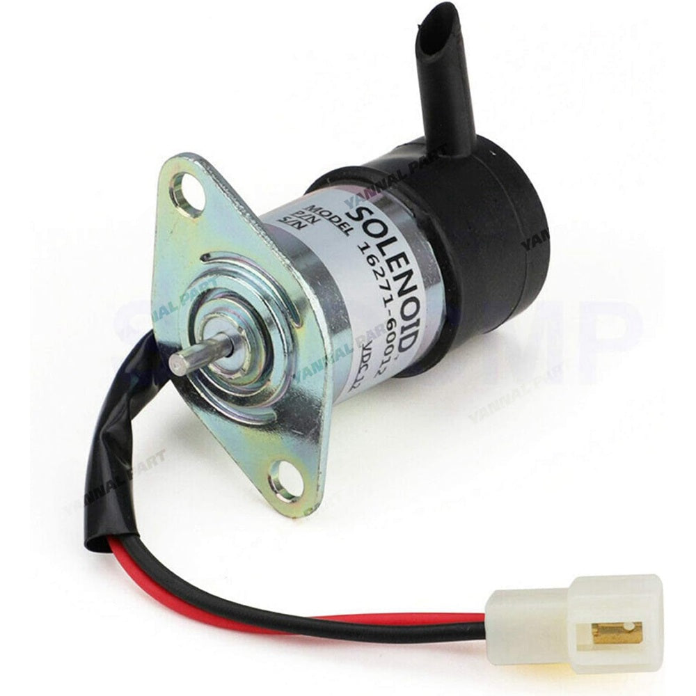 12V Stop Solenoid Valve 052600-4150 052600-4151 for Kubota Engine D905 D1105 V1505 Excavator KX41-2 KX41H KX61-2 KX71 KX91-2