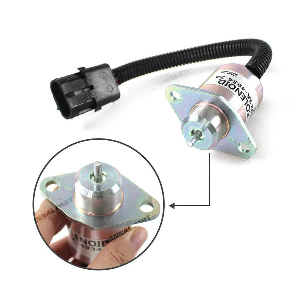12V Stop Solenoid 2848A275 SA-4934-12 1457906 for Perkins Engine 700 Series UB704 Hyster Forklift H177