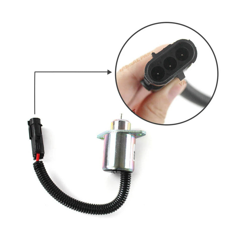 12V Stop Solenoid 2848A275 SA-4934-12 1457906 for Perkins Engine 700 Series UB704 Hyster Forklift H177
