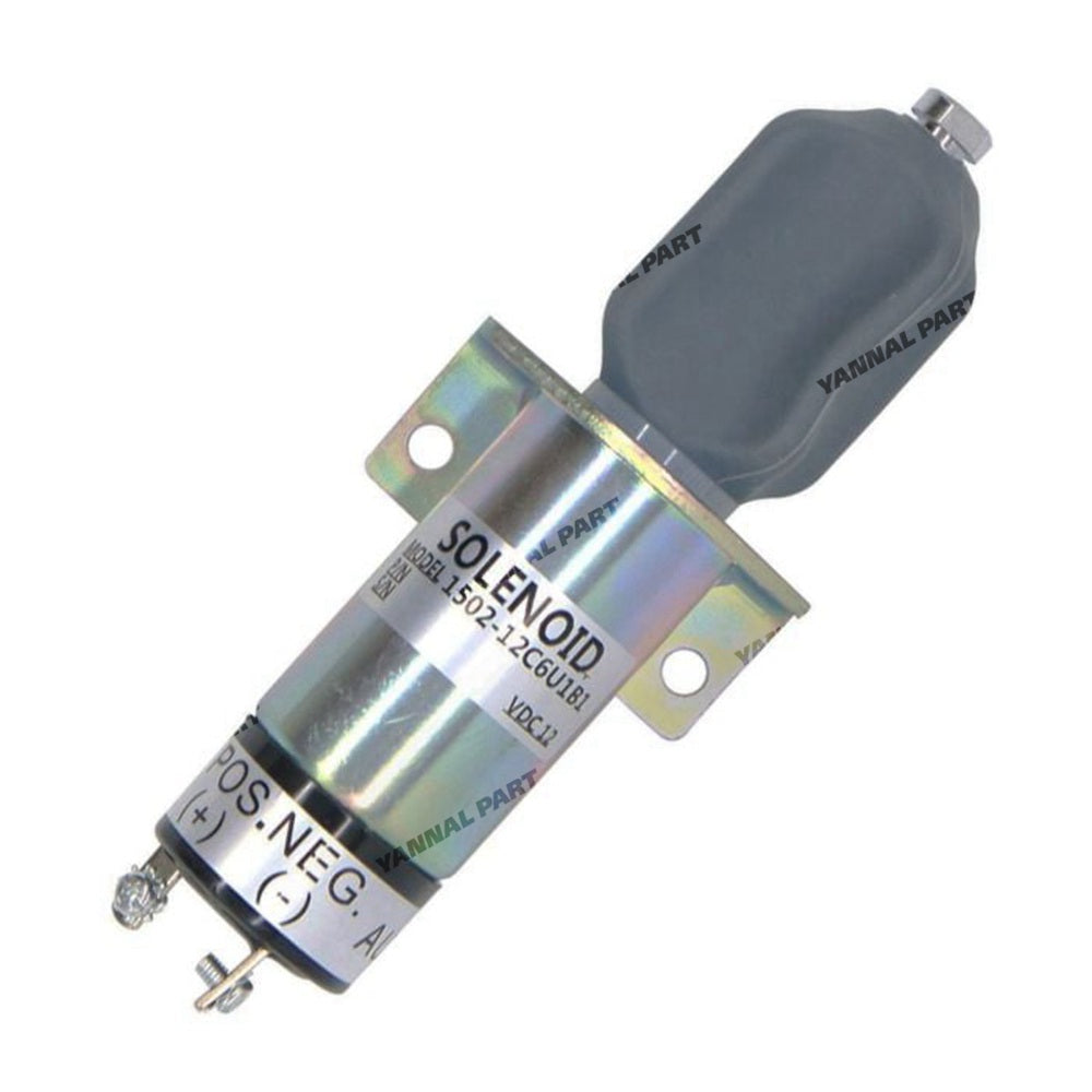 12V 3 Terminals Shutdown Stop Solenoid 2848231 for Perkins Engine 4.108 4.165 T6.3544 6.3544