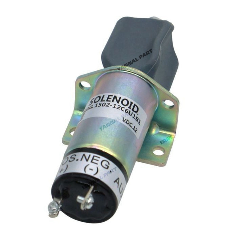 12V 3 Terminals Shutdown Stop Solenoid 2848231 for Perkins Engine 4.108 4.165 T6.3544 6.3544