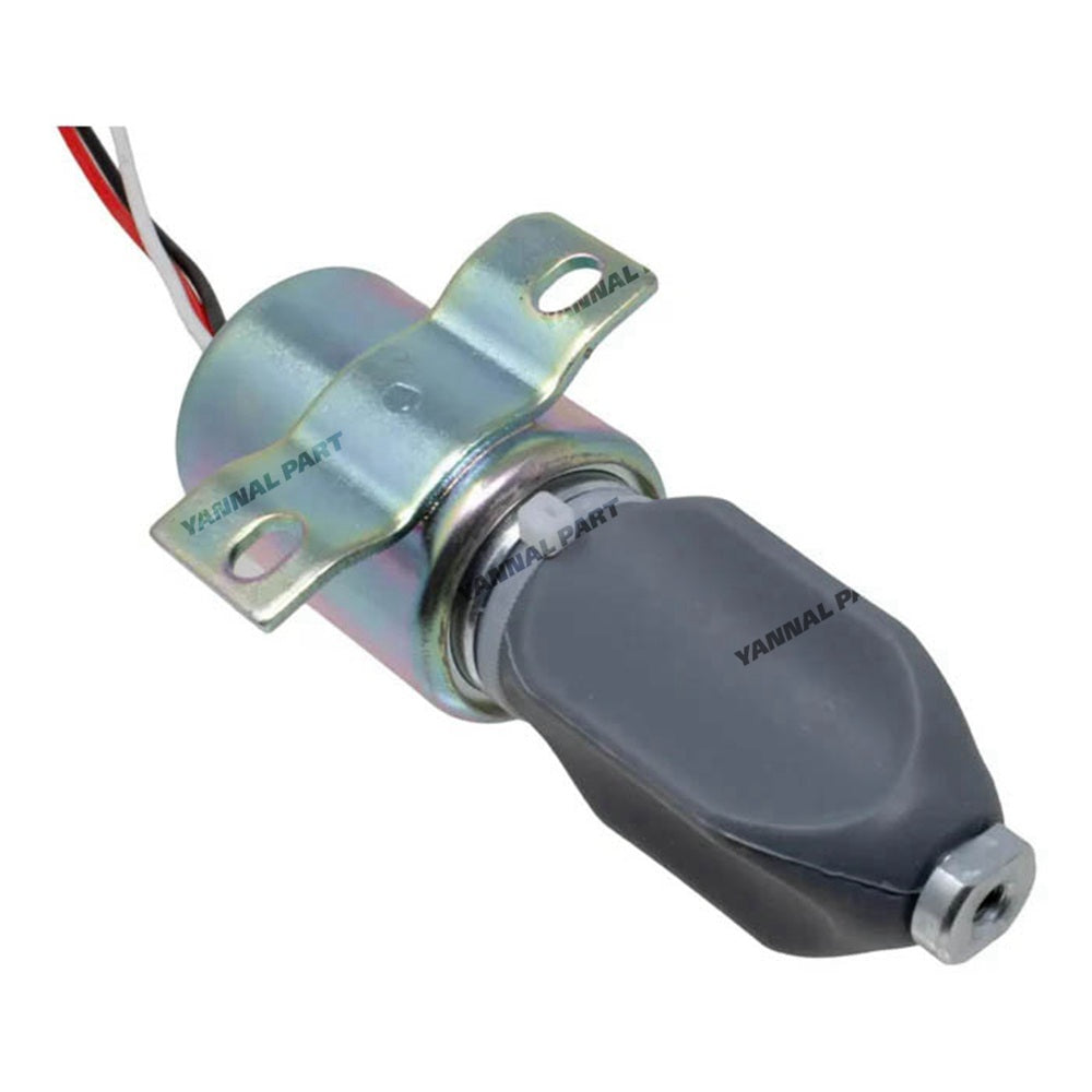 12V Stop Solenoid SA-3786-12 1753ES-12E6ULB1S1 for Kubota Diesel Engine 21HP 91-05 Grasshopper Mower 721D2