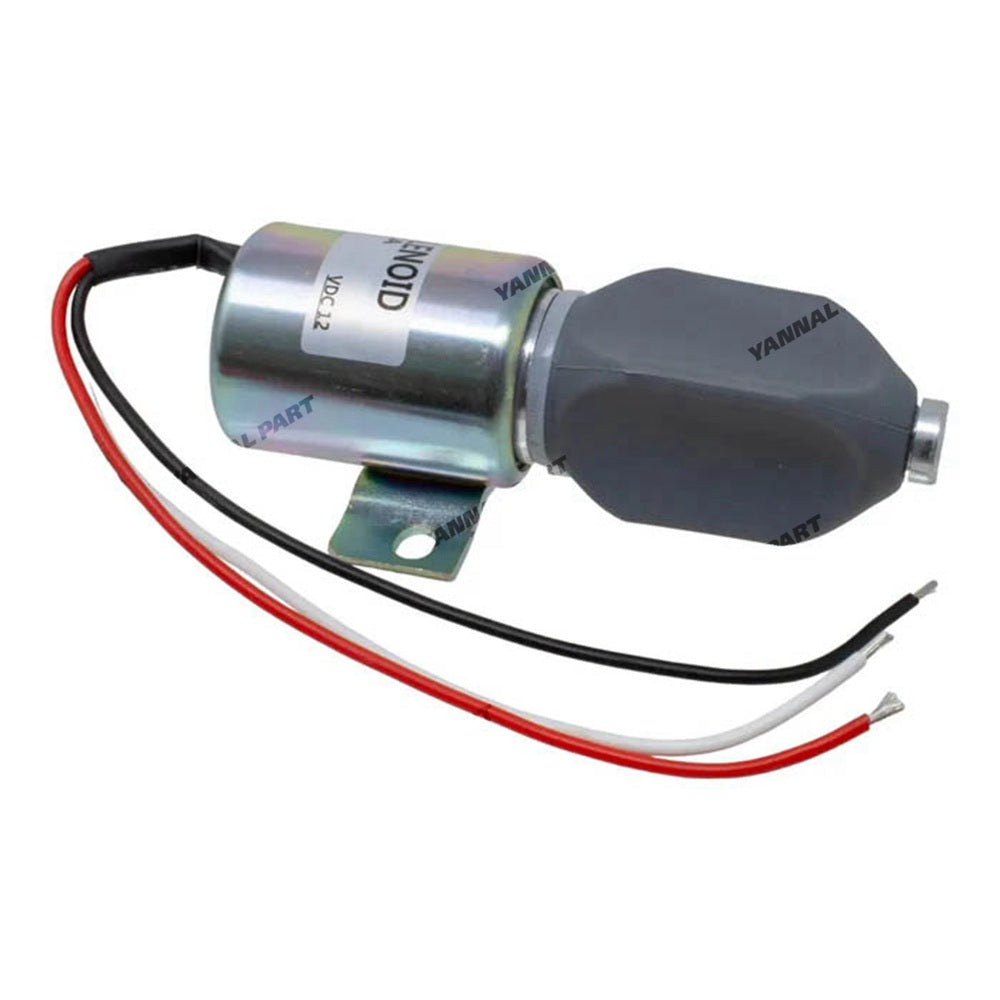 12V Stop Solenoid SA-3786-12 1753ES-12E6ULB1S1 for Kubota Diesel Engine 21HP 91-05 Grasshopper Mower 721D2