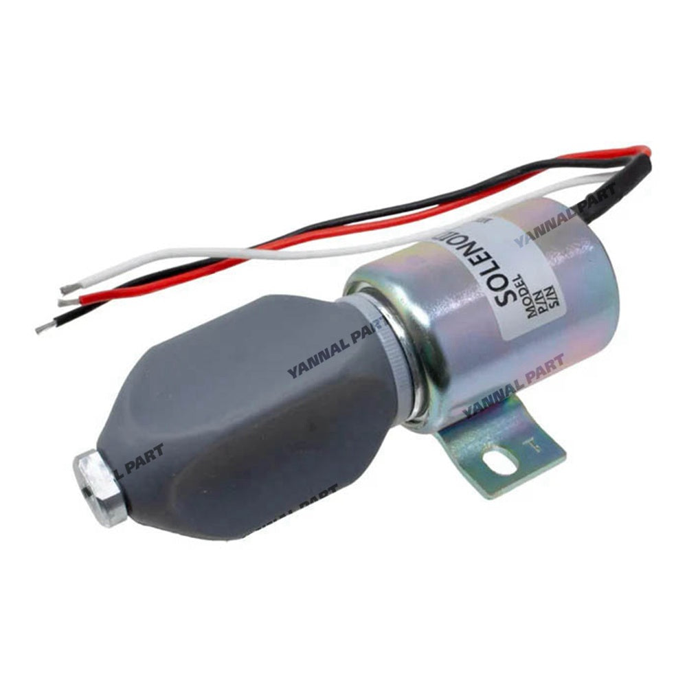 12V Stop Solenoid SA-3786-12 1753ES-12E6ULB1S1 for Kubota Diesel Engine 21HP 91-05 Grasshopper Mower 721D2