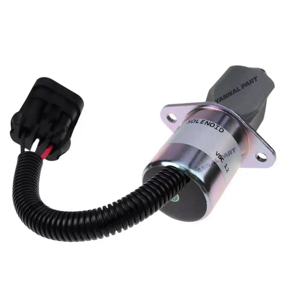 12V Diesel Shutoff Solenoid Valve 7136559 6681512 for Bobcat Loader 450 453 463 553 653 751 753 763 773 853 863 873 883 953