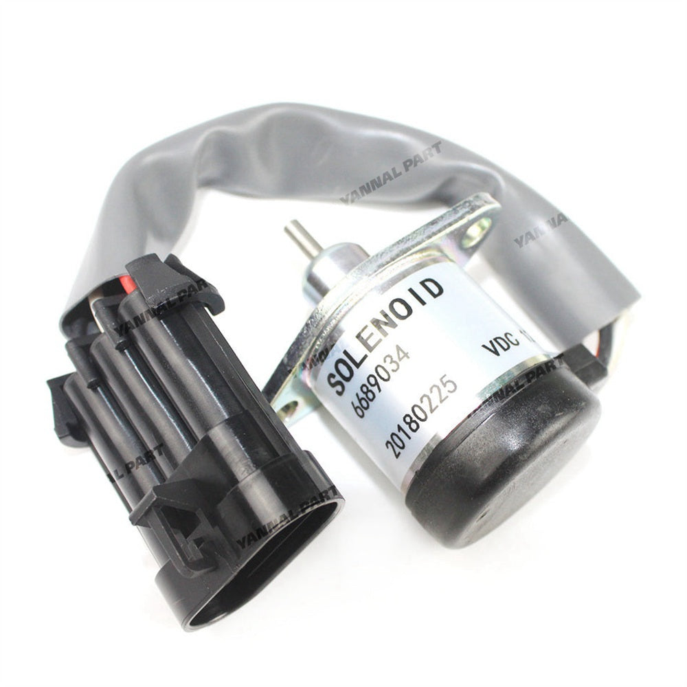 12V Stop Shut Off Solenoid 1G577-60011 for Kubota Engine V3300DIT V3800T
